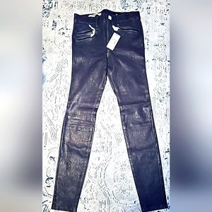 Luxury leather pants